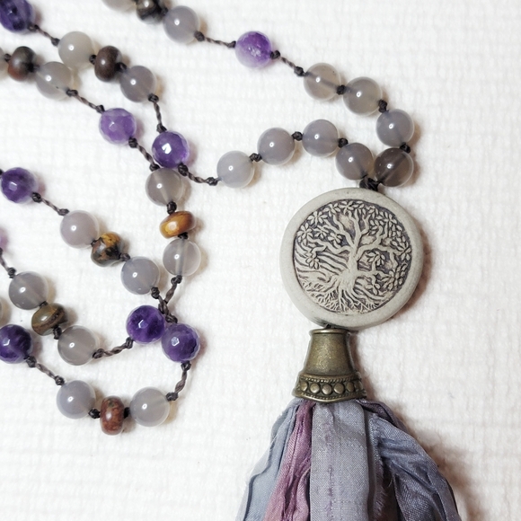 Gypsy Stone Bead Necklace - Picture 2 of 6